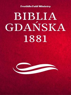 cover image of Biblia Gdańska 1881